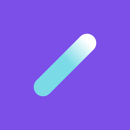 Zenrows square app icon, the mark running teal into white on purple