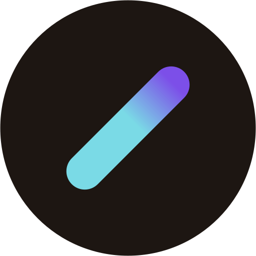 Zenrows app icon, the mark running teal into purple on warm dark